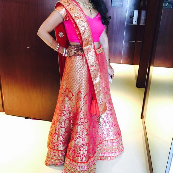 Dresses & Skirts - Lehenga choli saree Indian dress